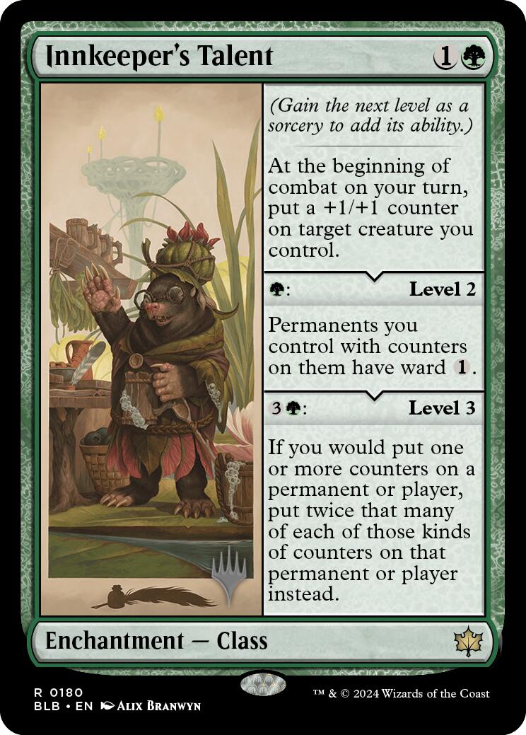 Innkeeper's Talent (Promo Pack) [Bloomburrow Promos] | Chromatic Games