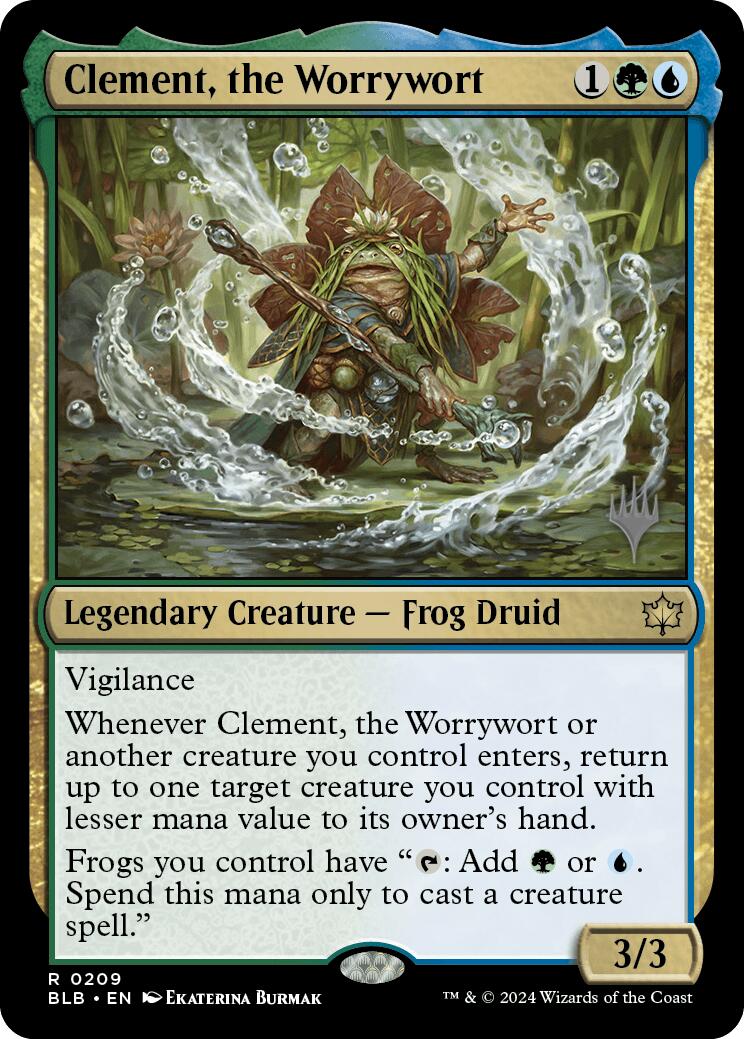 Clement, the Worrywort (Promo Pack) [Bloomburrow Promos] | Chromatic Games