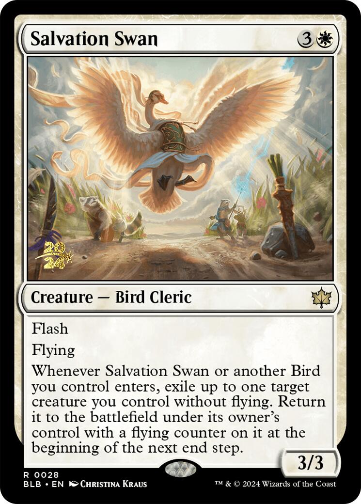 Salvation Swan [Bloomburrow Prerelease Promos] | Chromatic Games