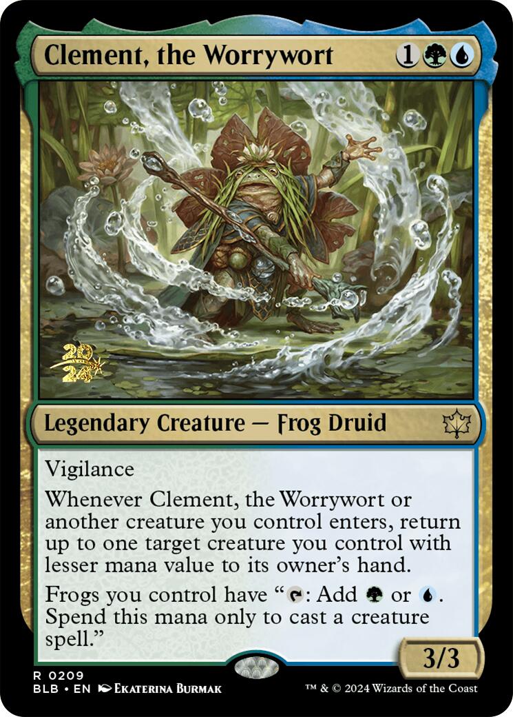 Clement, the Worrywort [Bloomburrow Prerelease Promos] | Chromatic Games