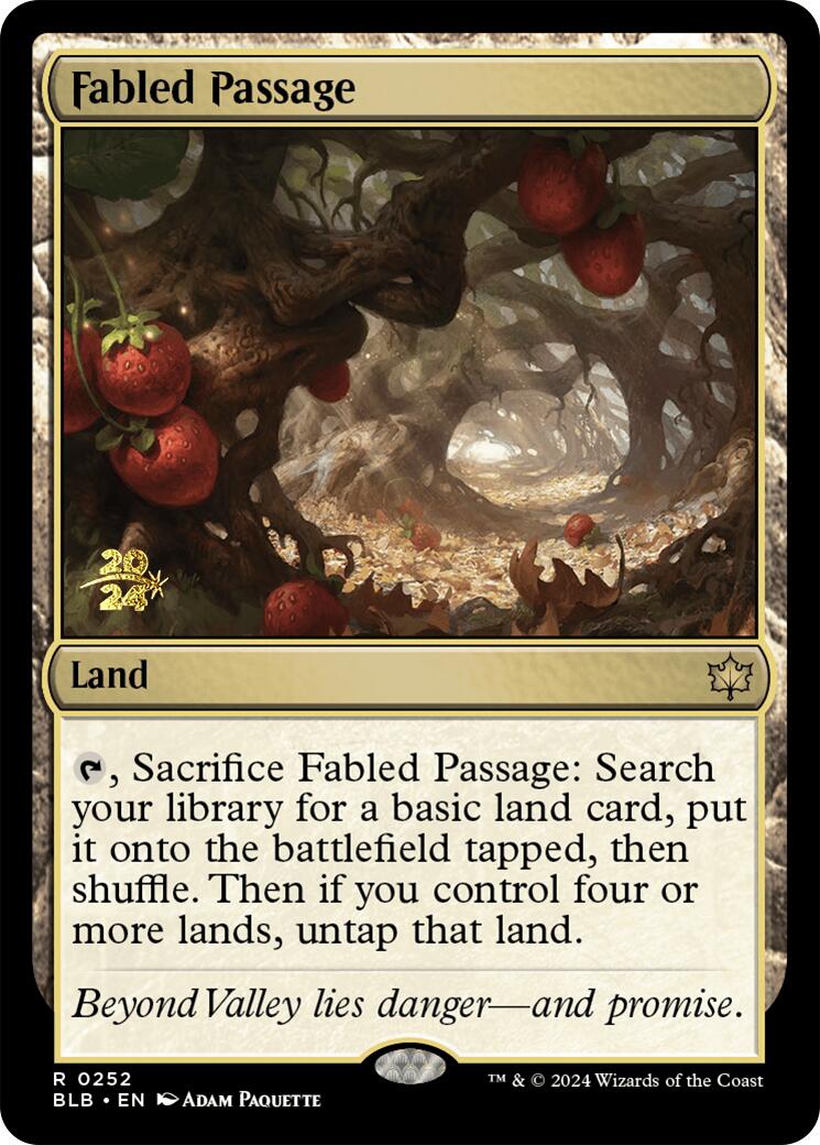 Fabled Passage [Bloomburrow Prerelease Promos] | Chromatic Games