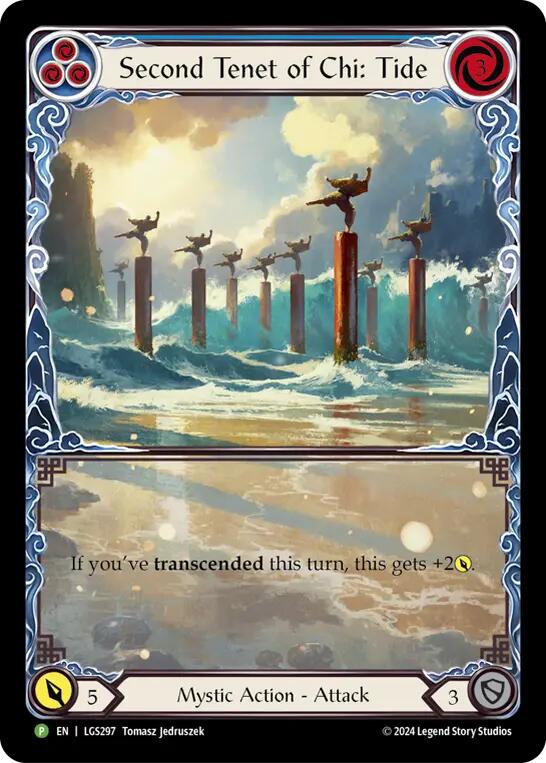 Second Tenet of Chi: Tide [LGS297] (Promo)  Rainbow Foil | Chromatic Games