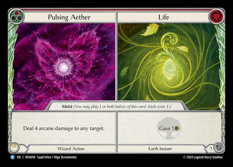 Pulsing Aether // Life [ROS018] (Rosetta)  Rainbow Foil | Chromatic Games