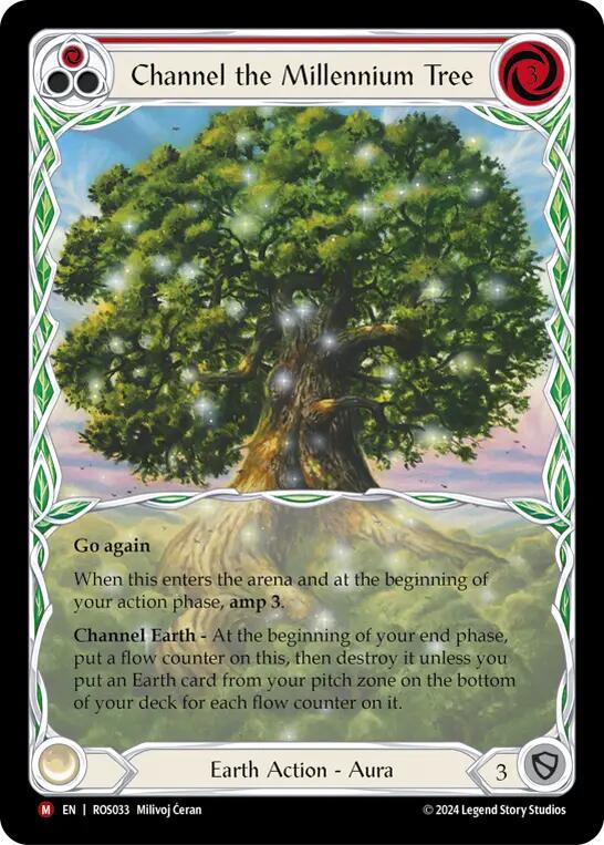 Channel the Millennium Tree [ROS033] (Rosetta)  Rainbow Foil | Chromatic Games