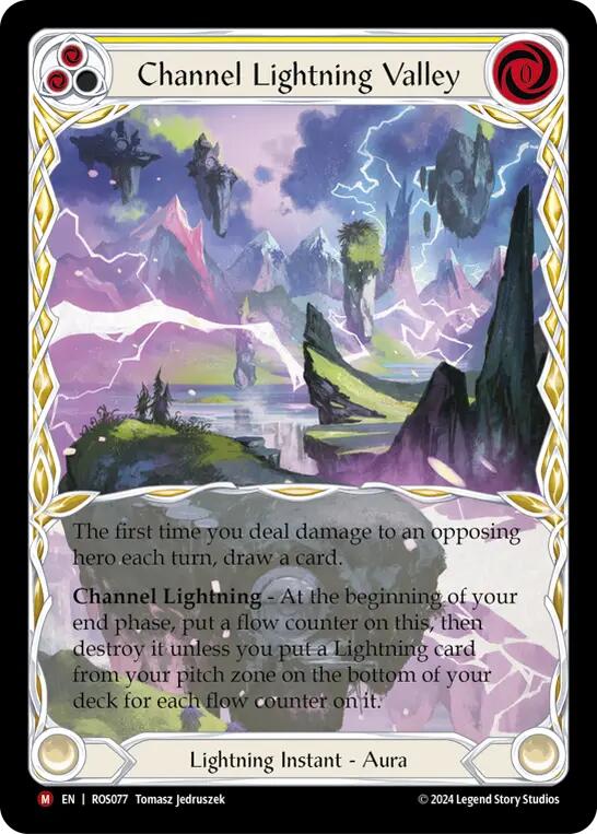 Channel Lightning Valley [ROS077] (Rosetta)  Rainbow Foil | Chromatic Games