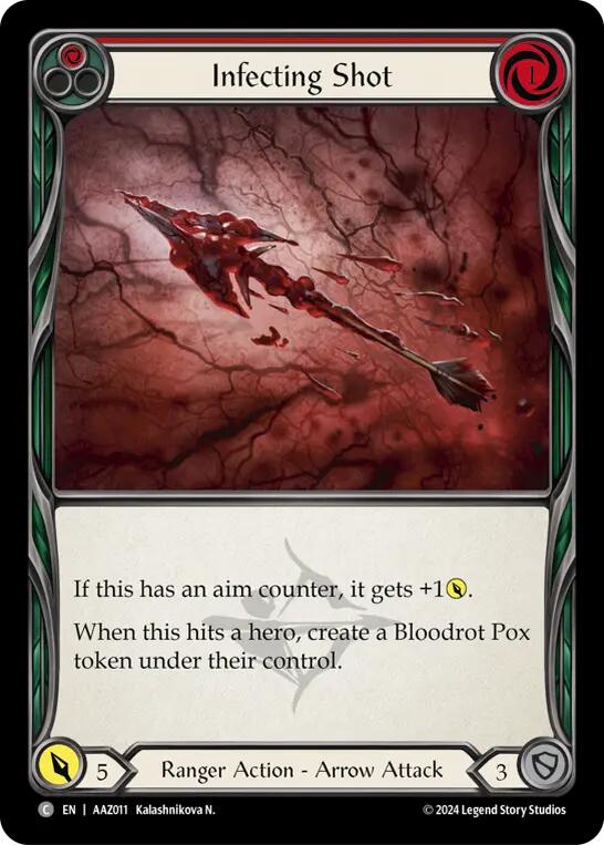 Infecting Shot (Red) [AAZ011] (Armory Deck: Azalea) | Chromatic Games