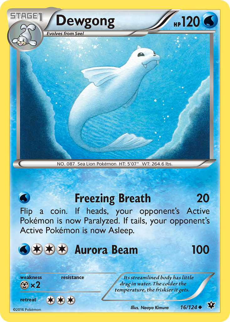 Dewgong (16/124) [XY: Fates Collide] | Chromatic Games