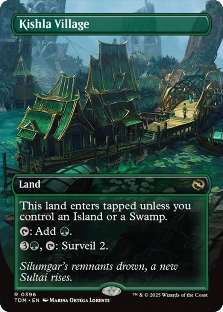 Kishla Village (Borderless) [Tarkir: Dragonstorm] | Chromatic Games