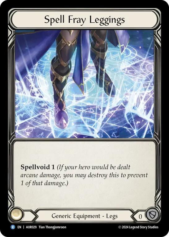 Spell Fray Leggings [AUR029] (1st Strike) | Chromatic Games