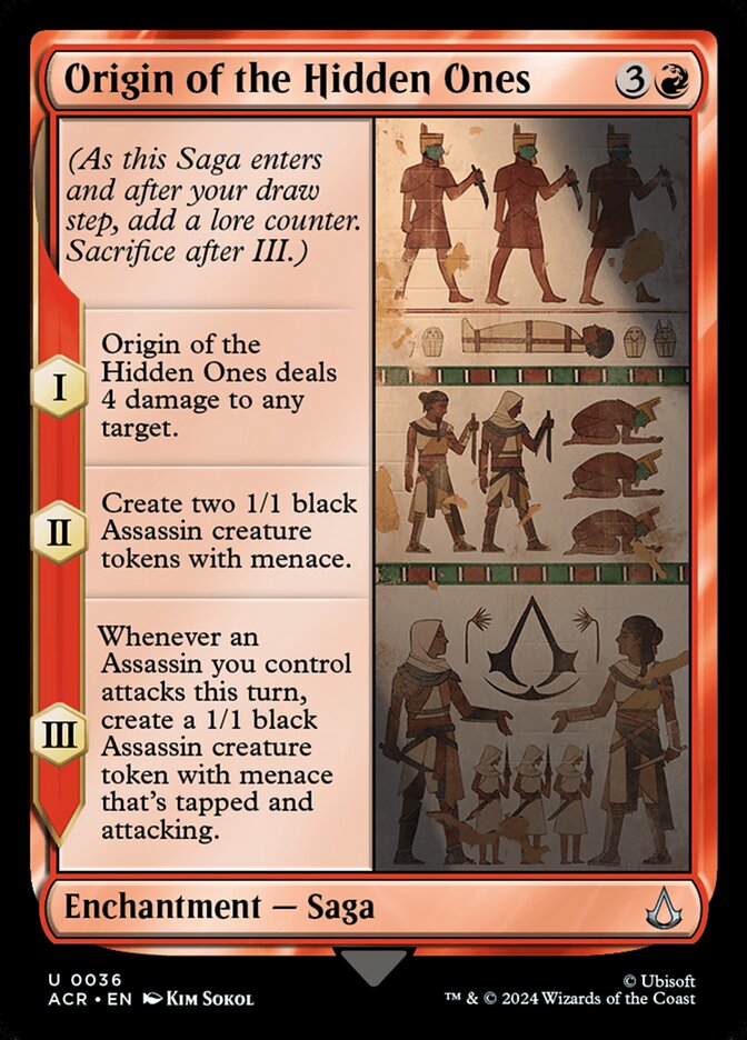 Origin of the Hidden Ones 36/110 (Universes Beyond: Assassin's Creed)  | Chromatic Games