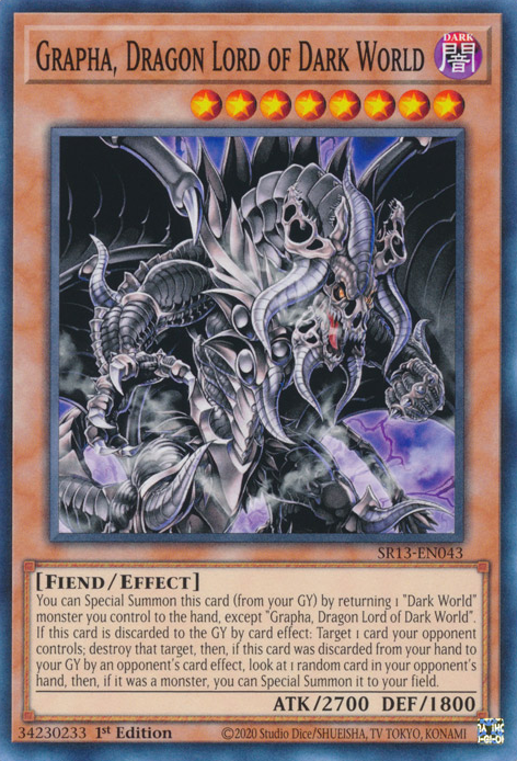 Grapha, Dragon Lord of Dark World [SR13-EN043] Common | Chromatic Games