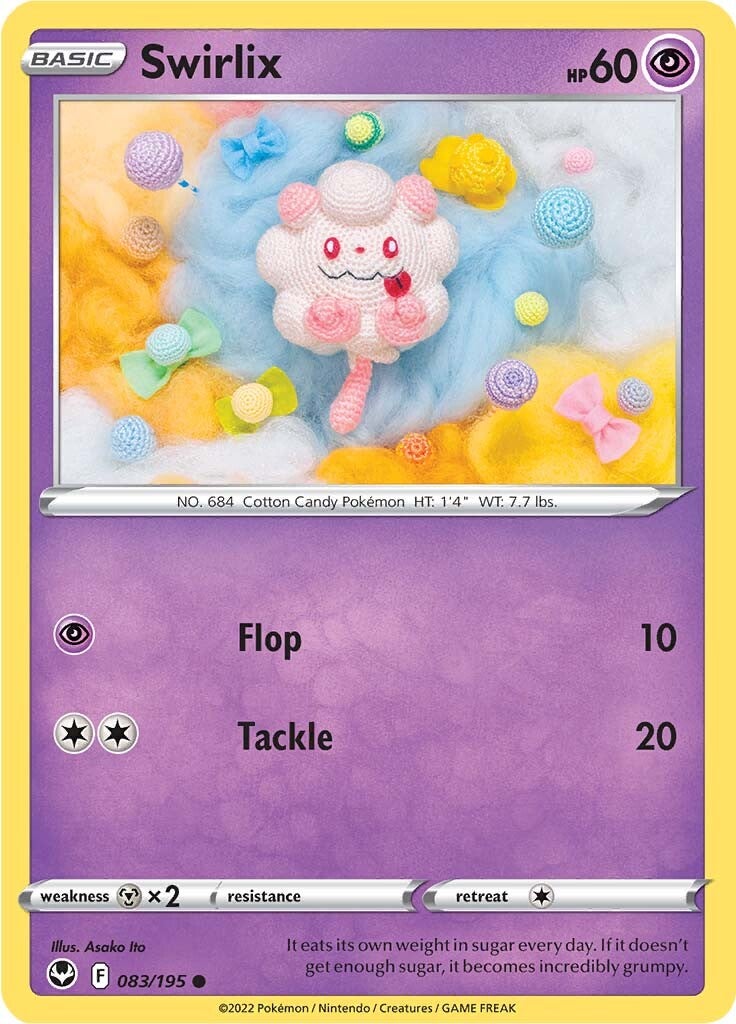Swirlix (083/195) [Sword & Shield: Silver Tempest] | Chromatic Games