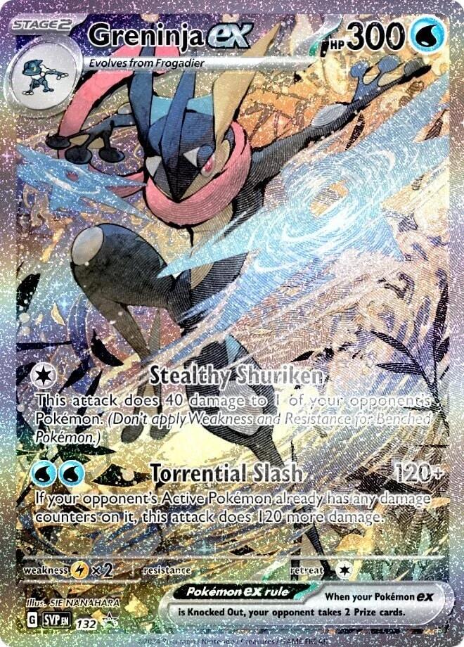 Greninja ex (132) [Scarlet & Violet: Black Star Promos] | Chromatic Games