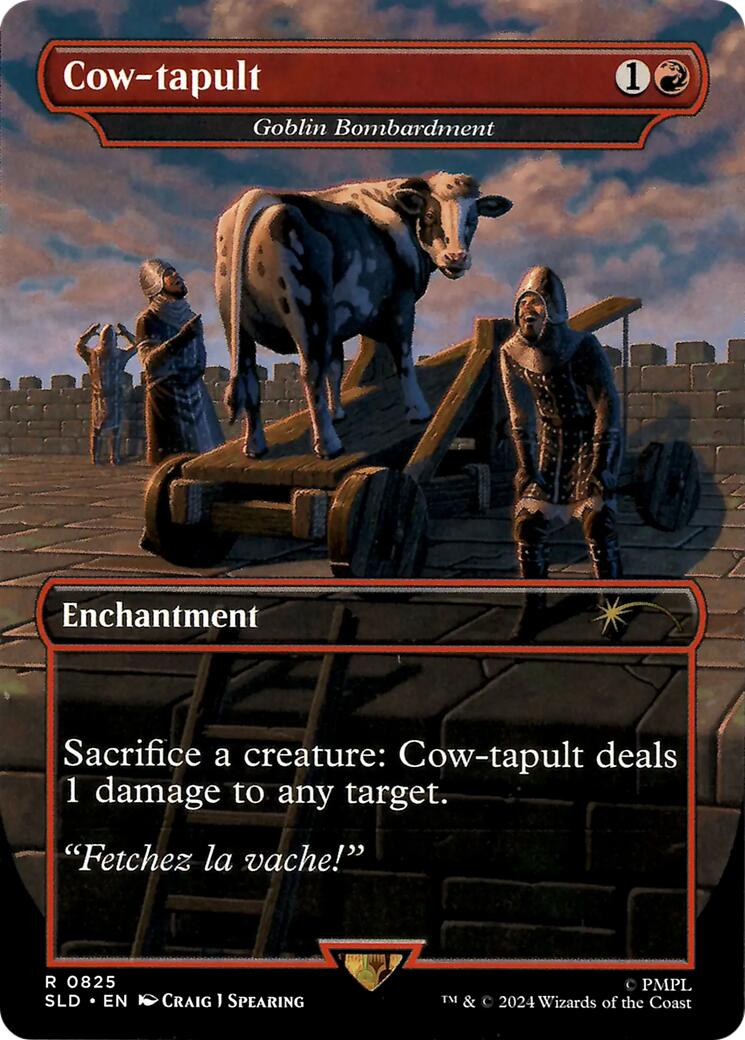 Cow-tapult - Goblin Bombardment [Secret Lair Drop Series] | Chromatic Games