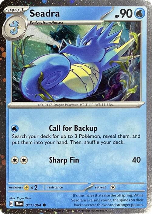 Seadra (011/064) (Cosmos Holo) [Miscellaneous Cards] | Chromatic Games