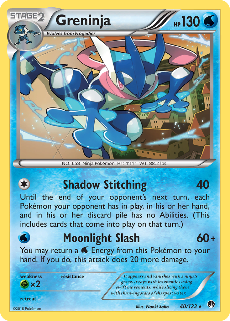 Greninja (40/122) [XY: BREAKpoint] | Chromatic Games