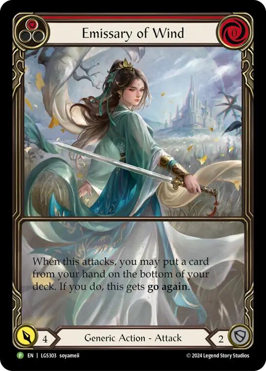 Emissary of Wind [LGS303] (Promo)  Rainbow Foil | Chromatic Games