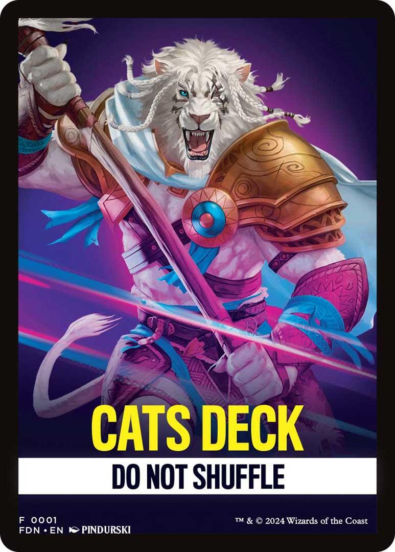 Cats Deck Theme Card [Foundations] | Chromatic Games