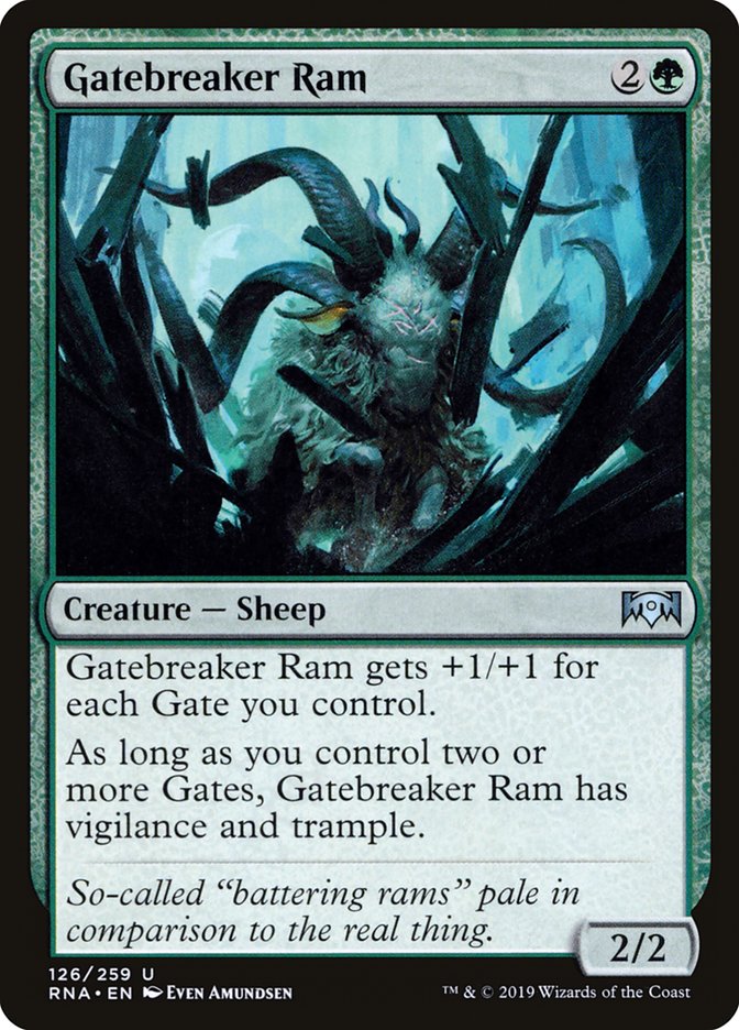 Gatebreaker Ram 126/259 (Ravnica Allegiance)  | Chromatic Games