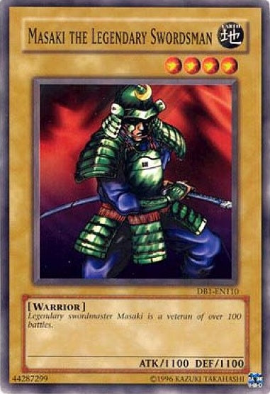 Masaki the Legendary Swordsman [DB1-EN110] Common | Chromatic Games