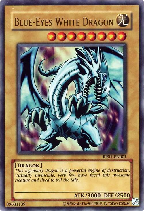 Blue-Eyes White Dragon [RP01-EN001] Ultra Rare | Chromatic Games