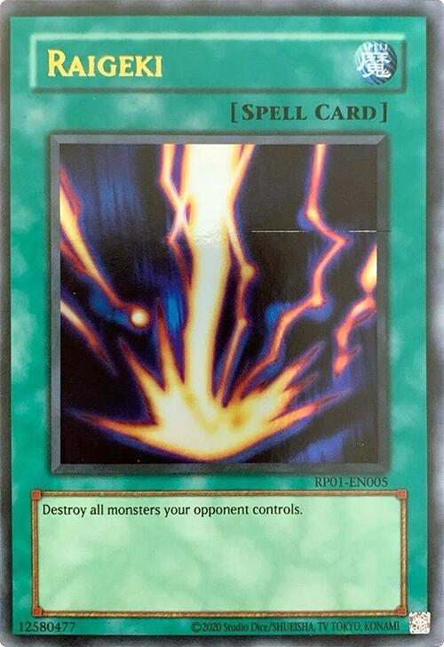 Raigeki [RP01-EN005] Ultra Rare | Chromatic Games