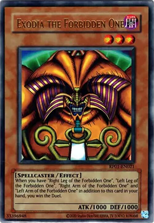 Exodia the Forbidden One [RP01-EN021] Ultra Rare | Chromatic Games