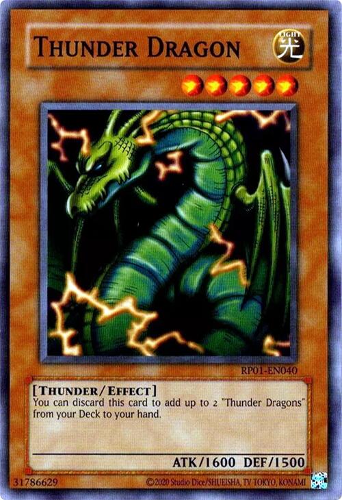 Thunder Dragon [RP01-EN040] Common | Chromatic Games
