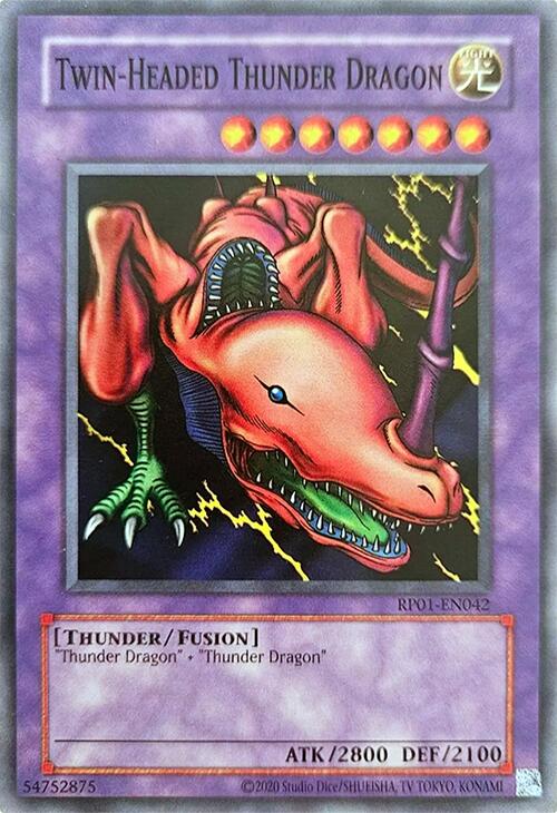 Twin-Headed Thunder Dragon [RP01-EN042] Common | Chromatic Games
