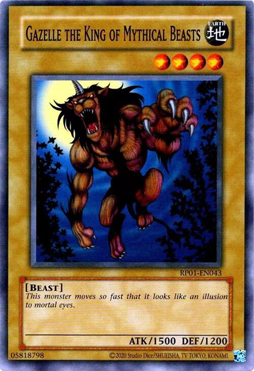 Gazelle the King of Mythical Beasts [RP01-EN043] Common | Chromatic Games