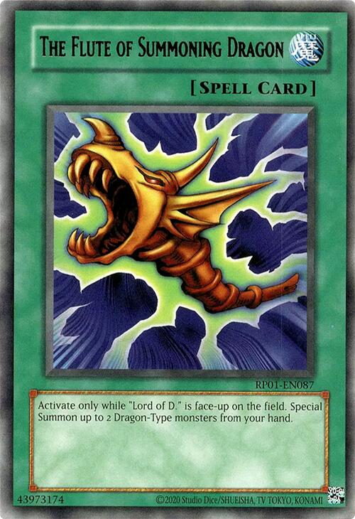 The Flute of Summoning Dragon [RP01-EN087] Rare | Chromatic Games