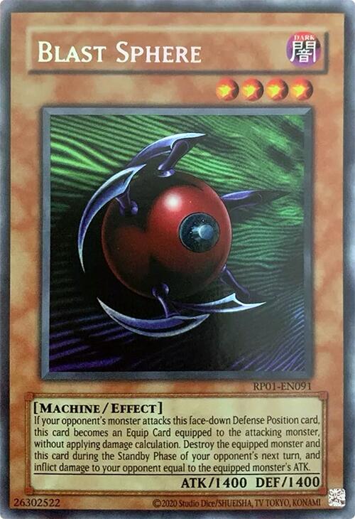 Blast Sphere [RP01-EN091] Secret Rare | Chromatic Games