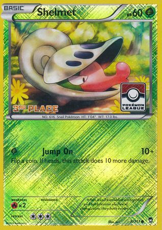 Shelmet (8/111) (League Promo 3rd Place) [XY: Furious Fists] | Chromatic Games