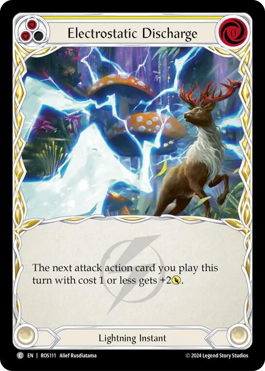 Electrostatic Discharge (Yellow) [ROS111] (Rosetta)  Rainbow Foil | Chromatic Games