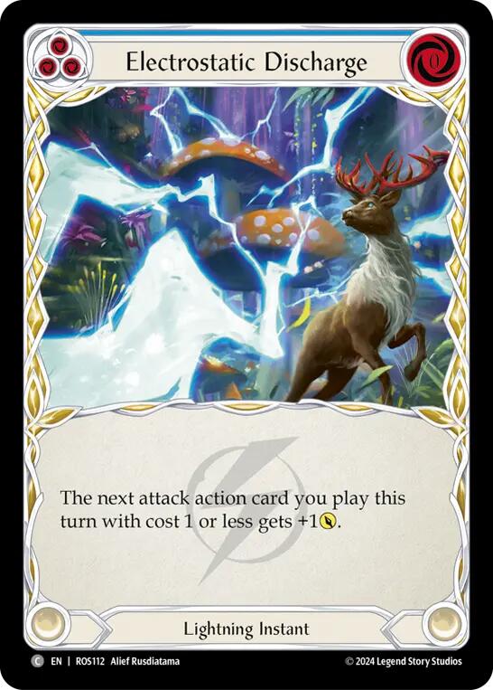 Electrostatic Discharge (Blue) [ROS112] (Rosetta)  Rainbow Foil | Chromatic Games