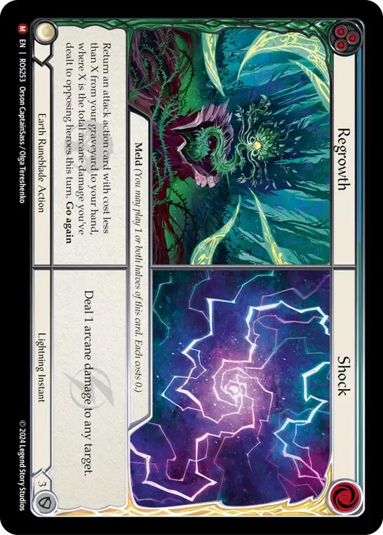 Regrowth // Shock [ROS253] (Rosetta)  Rainbow Foil | Chromatic Games