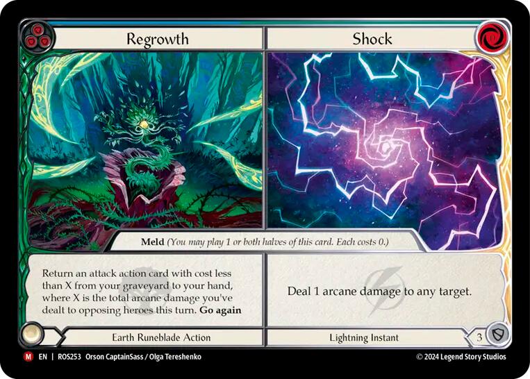 Regrowth // Shock [ROS253] (Rosetta)  Rainbow Foil | Chromatic Games