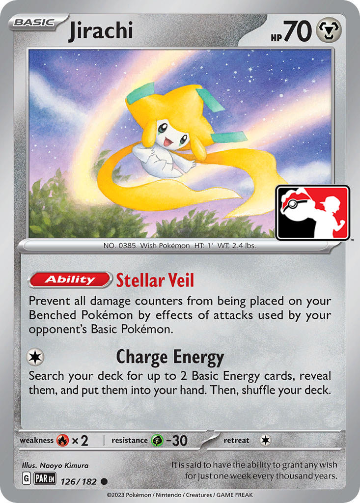 Jirachi (126/182) [Prize Pack Series Five] | Chromatic Games