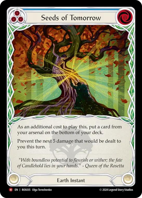 Seeds of Tomorrow [ROS035] (Rosetta)  Rainbow Foil | Chromatic Games