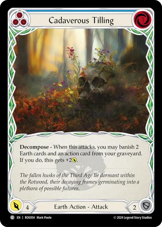 Cadaverous Tilling (Blue) [ROS054] (Rosetta) | Chromatic Games