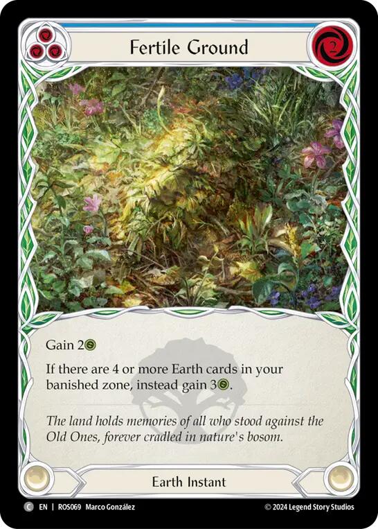Fertile Ground (Blue) [ROS069] (Rosetta) | Chromatic Games