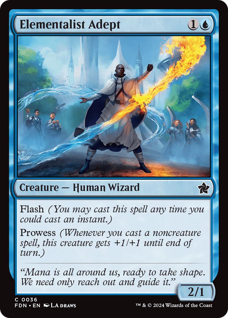 Elementalist Adept [Foundations] | Chromatic Games