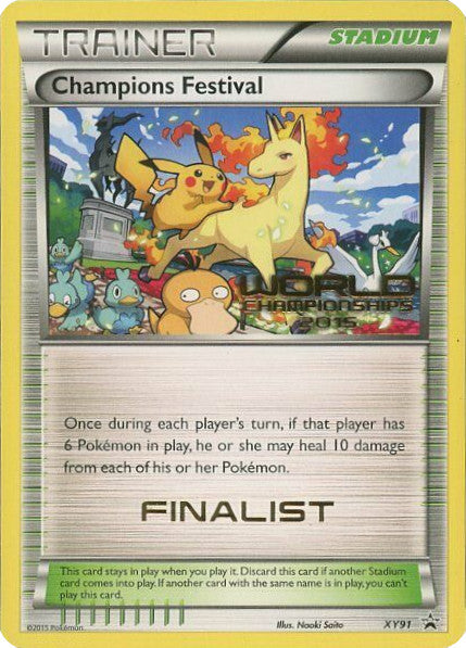 Champions Festival (XY91) (2015 Finalist) [XY: Black Star Promos] | Chromatic Games