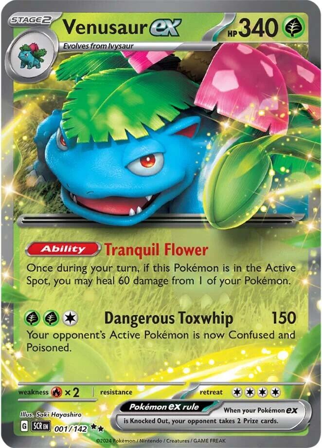 Venusaur ex (001/142) [Scarlet & Violet: Stellar Crown] | Chromatic Games