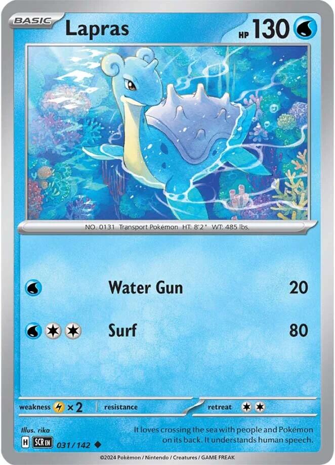 Lapras (031/142) [Scarlet & Violet: Stellar Crown] | Chromatic Games