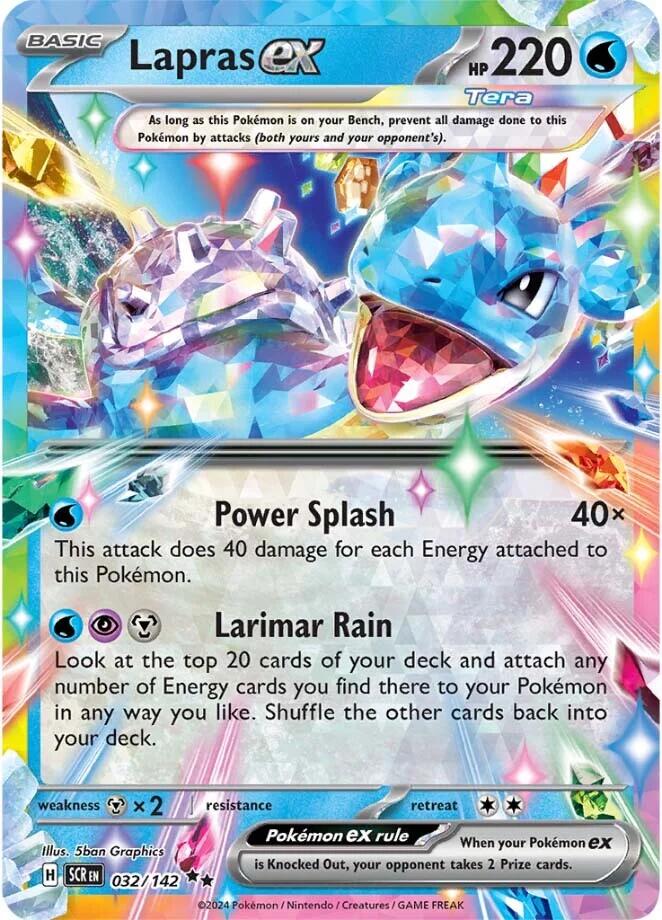 Lapras ex (032/142) [Scarlet & Violet: Stellar Crown] | Chromatic Games