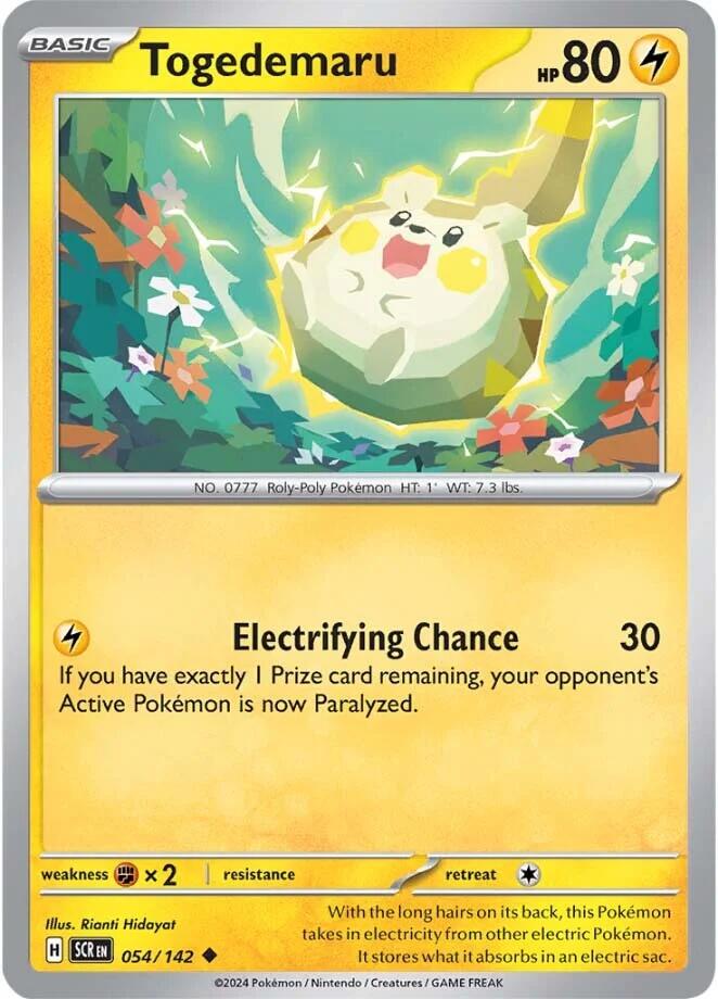 Togedemaru (054/142) [Scarlet & Violet: Stellar Crown] | Chromatic Games