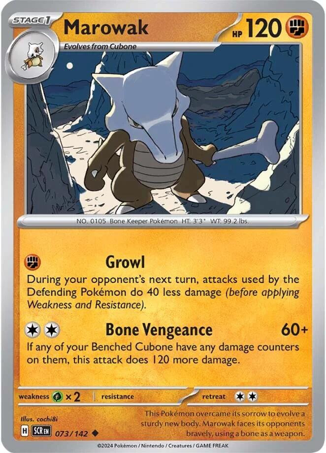 Marowak (073/142) [Scarlet & Violet: Stellar Crown] | Chromatic Games