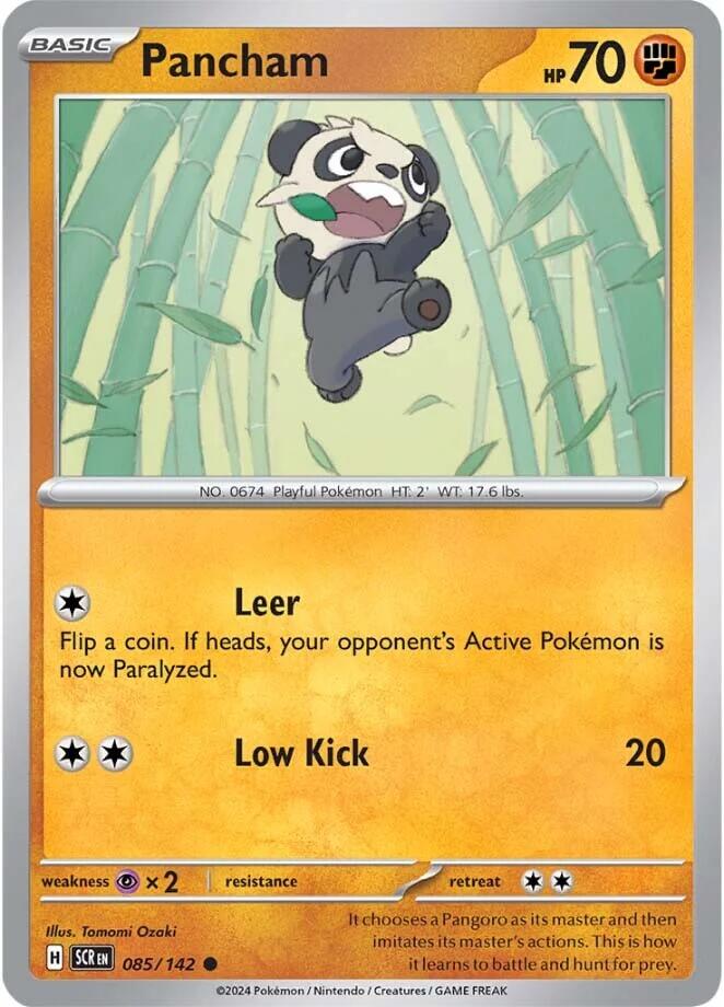 Pancham (085/142) [Scarlet & Violet: Stellar Crown] | Chromatic Games