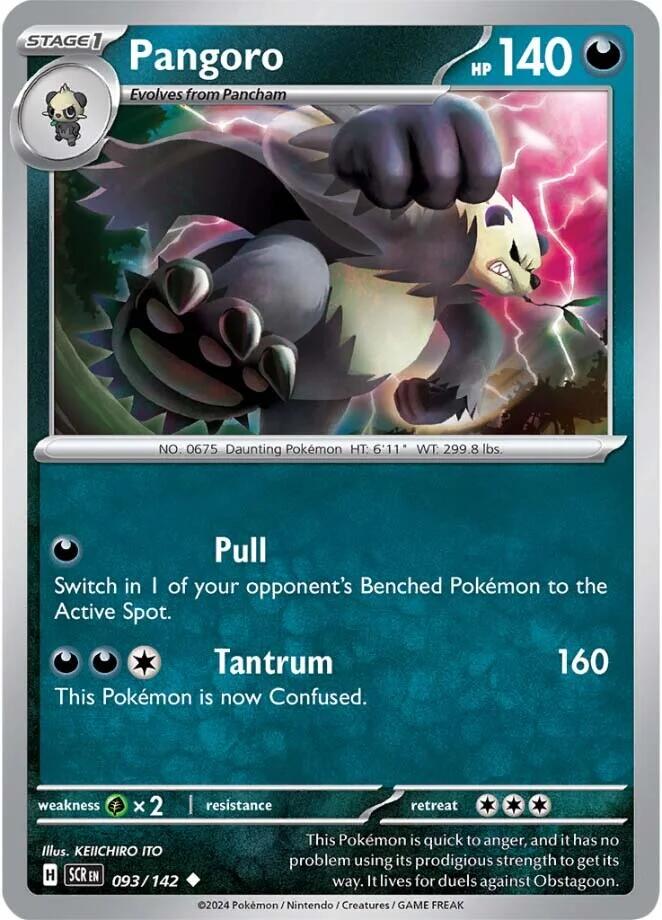 Pangoro (093/142) [Scarlet & Violet: Stellar Crown] | Chromatic Games